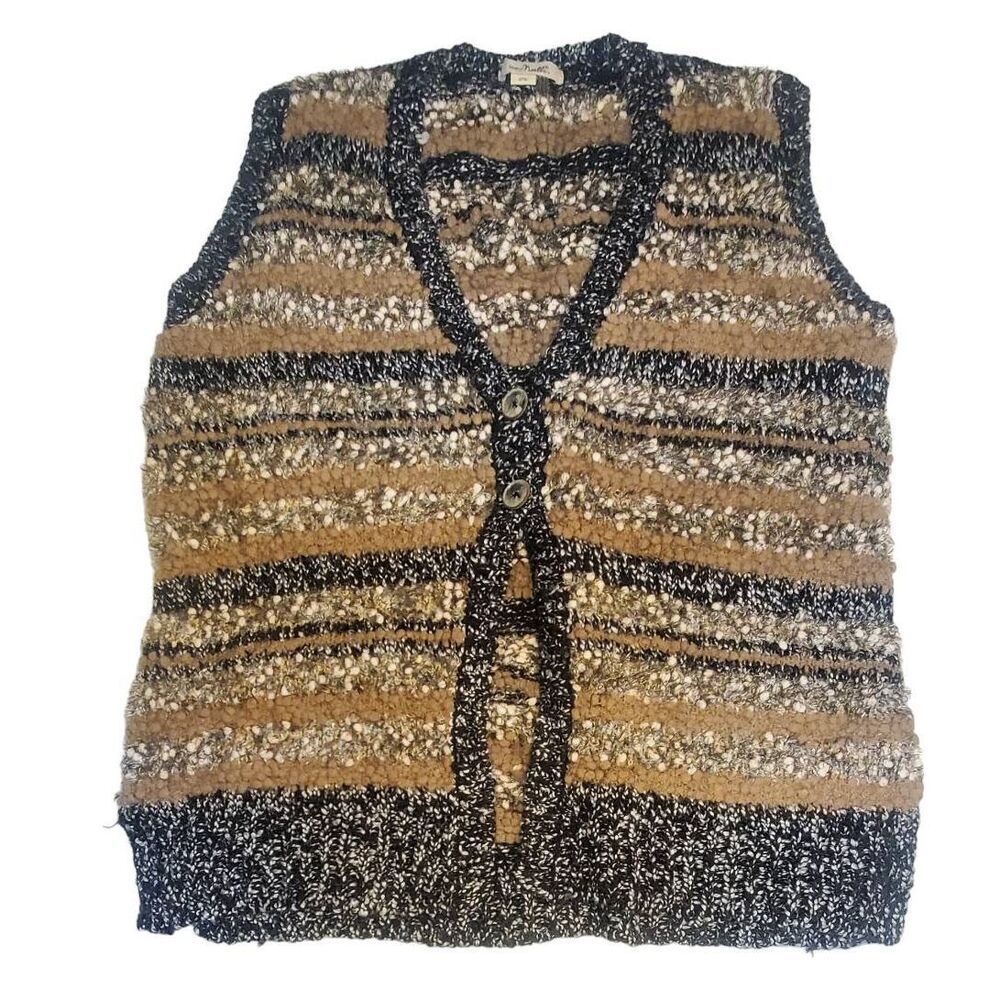 Simply Noelle Beautifully Super Soft Textured Sweater Vest.  Size 2XL